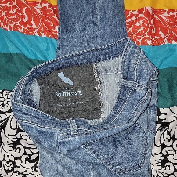 AG Adriano Goldschmied The Stevie Cuff Slim Straight Cuffed Jeans Bundle Size 25 - Picture 12 of 14